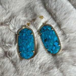 Kendra Scott Elle Drop Earrings - Turquoise